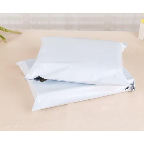 50pcs/Lot White Courier Bag Courier Envelope Shipping Bags Mail Bag Mailing Bags Envelope Self Adhesive Seal Plastic Pouch