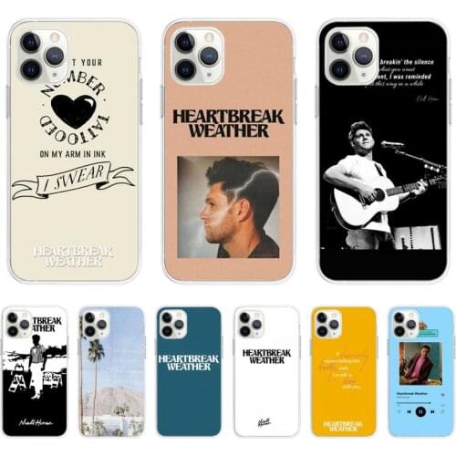 Niall Horan Heartbreak weather phone Case cover Shell For iPhone 11pro 12pro MAX 8 7 6 6S Plus X XS MAX 5 5S SE XR Fundas Capa