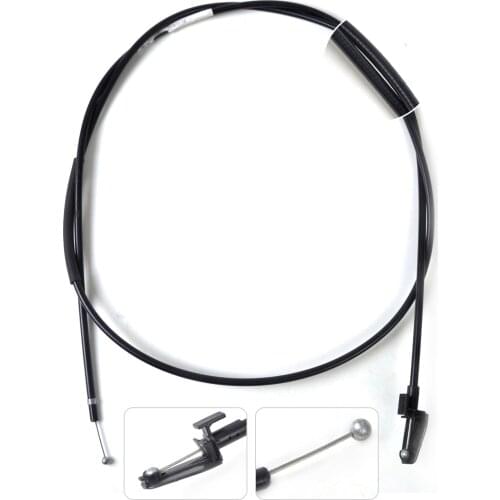 DWCX Black Hood Latch Lock Release Cable Line 8E1823531D for Audi A4 Quattro A6 2001 2002 2003 2004 2005 Left Hand Driver Only