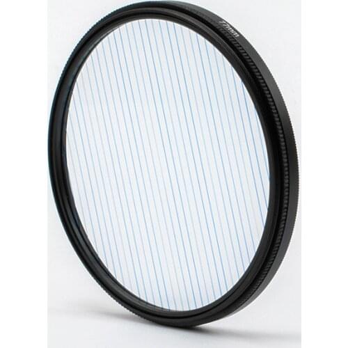 Diameter 77 mm 82 mm Camera Filter Video Rainbow Brushed Blue Brushed Widescreen Movie Special Effects Filter