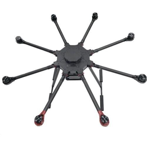 Flyroun lx1000 TL8X000 8 액슬 Octocopter 우산 유형 접는 프레임 Multicopter FPV 용 전자 개폐식 랜딩 스키드