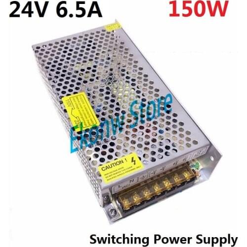 150W 24V 6A Switching Power Supply Factory Outlet SMPS Driver AC110-220V to DC24V Transformer for LED Strip Light Module Display