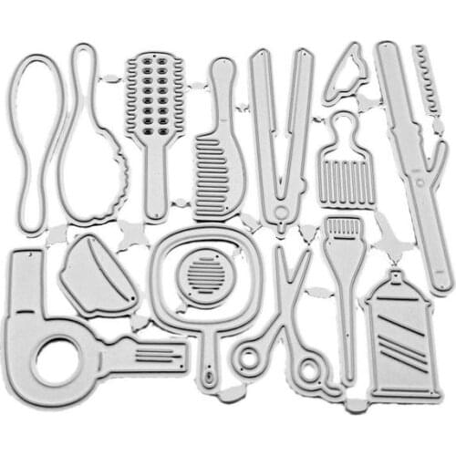 Barber tools Die Metal Cutting Dies Mold Scrapbook Embossing Paper Craft Knife Mould Blade Punch Stencils Dies