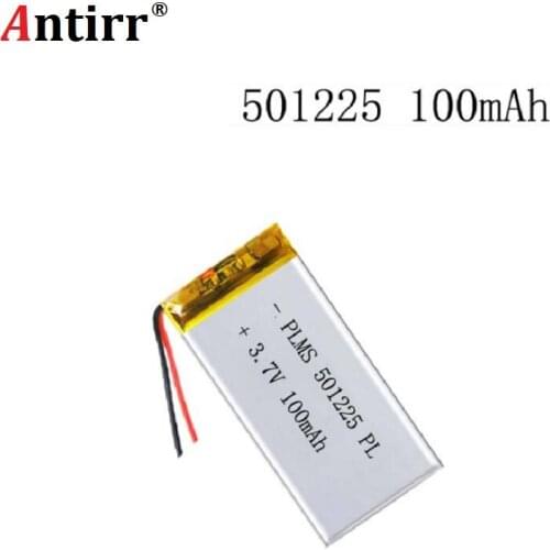 501225 511124 501025 hot sale small battery 501225 3.7V 100mAh lipo battery for digital products