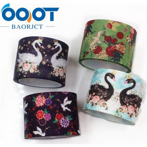 19320-6 1-1/2'' 38mm cartoon Printed grosgrain ribbon,10 yards DIY Handmade Bow Hair accessories Material wedding gift wrap