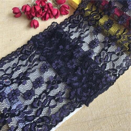Lace 2131 ribbon Dark purple decoration tape trim trim fabric clothing embroidered cord for sewing decoration african lace fabri