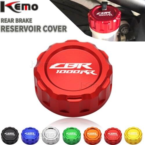 Motorcycle Rear Brake Reservoir Cover Cap For HONDA CBR1000RR CBR 1000RR 2004-2017 2005 2006 2007 2008 2009 2010 CNC Accessories
