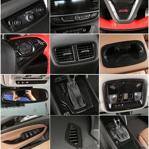 Lsrtw2017 for Buick Regal Opel Insignia Gs Car Gear Window Vent Trims Interior Accessories 2017 2018 2019 2020 Auto Sticker