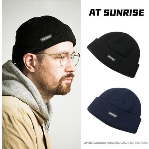 Hip hop Fashion Solid Color Knitted Beanies Hat Winter Warm Ski Hats Men Women Multicolor Caps Soft Elastic Cap Sport Bonnet
