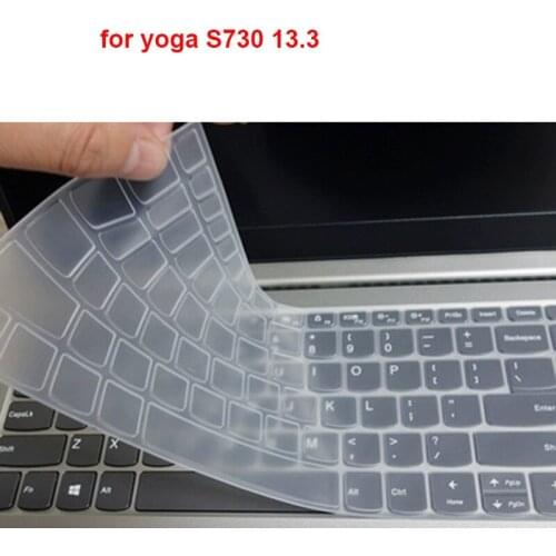 Washable Laptop Keyboard Cover For Lenovo Yoga S730 13.3 inch S730-13IWL Silicone Waterproof Film Protector