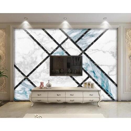 Nordic simple line geometric texture personality 3d wallpaper mural papel de parede for living room bedroom TV wall kitchen cafe