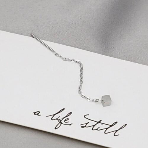 Origin Summer Trendy Love Heart Round Bead Dangle Earring for Women Delicate Star Crown Long Tassel Chain Earring Jewelry