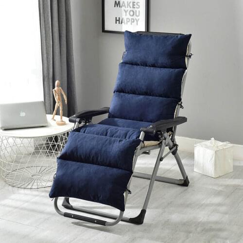 Fabric Recliner Chair Mattress Chair Seat Cushion Chaise Longue Sofa Cushion Office Armchair Pad