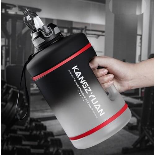 1500ml 3780ml large Outdoor Water Bottle Straw Sports Bottles drinking Hiking Camping big tritan bottle BPA Free