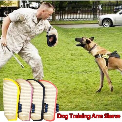Thicken Linen Dog Training Protection Sleeves for Large Dog Malinois Shepherd Police Dog Training Sleeves for Arm Protection