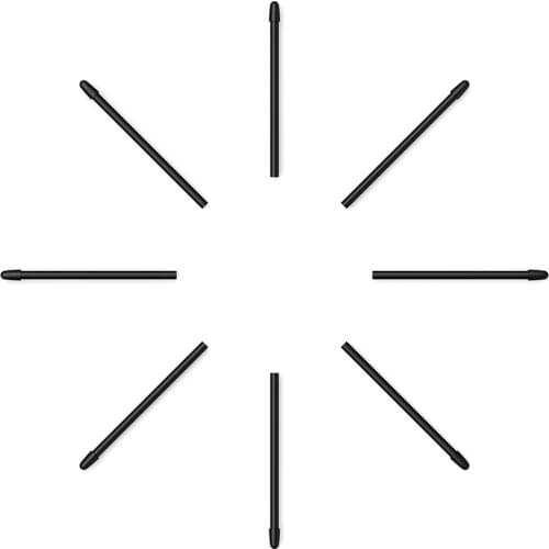 XP-Pen P06 PH2 PH3 Pen Stylus Replacement Nibs 50 Pieces (Black) for DEO02, Artist12,StarG960/960S/960S PLUS