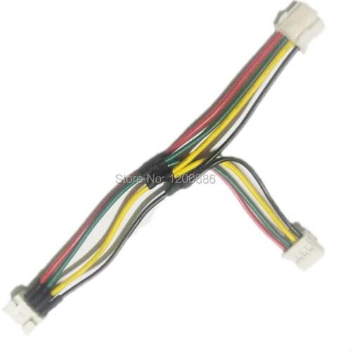 10CM PA Male Female Y Extension 4POS 2MM 4 Position 0.079" (2.00mm) PAP-04V-S Cable assembly tow 2 Female 2-female jumper