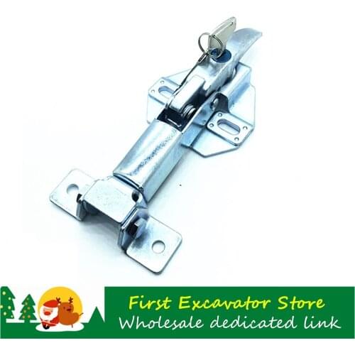 Excavator accessories For KATO DH512/1023/1430/700/820-1-2-3 engine head lock cylinder head lock hook hood rear cover quality