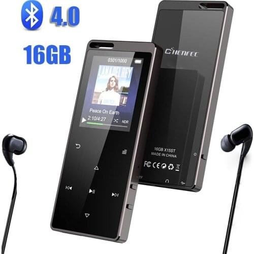 2019 Original MP4 player Bluetooth 4.0 touch button 16GB supports FM radio playback for more than 20 hours mp4 player