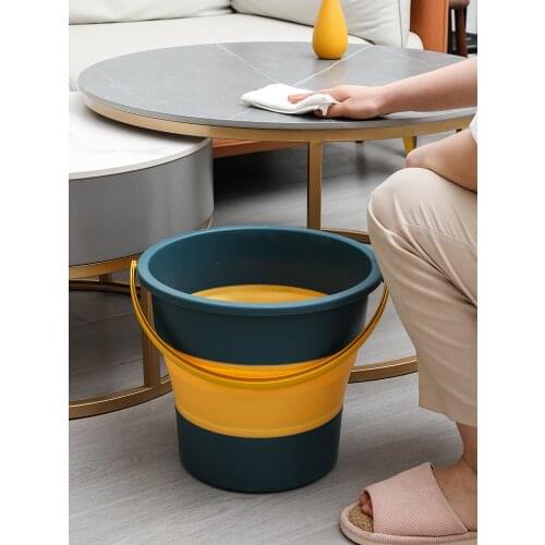 4.6-16.8L Portable Foldable Bucket Basin Tourism Outdoor Clean Bucket Fishing Promotion Camping Car Wash Mop Folding Buckets