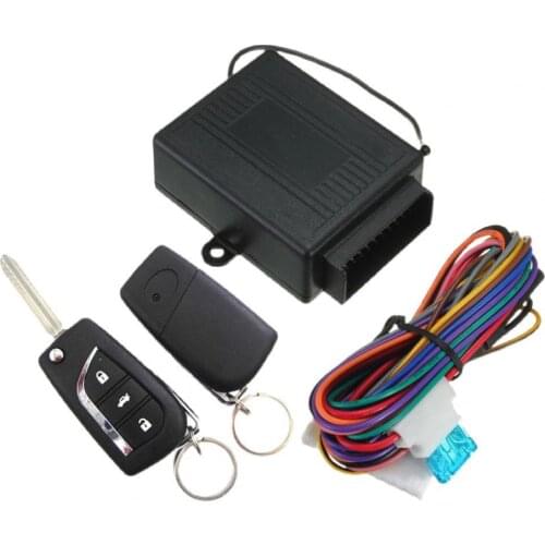 4Pcs/Set M602-8119 Auto Keyless Lock Foldable High Sensitivity Plastic Vehicle Remote Central Kit for Toyota 12V DC Cars