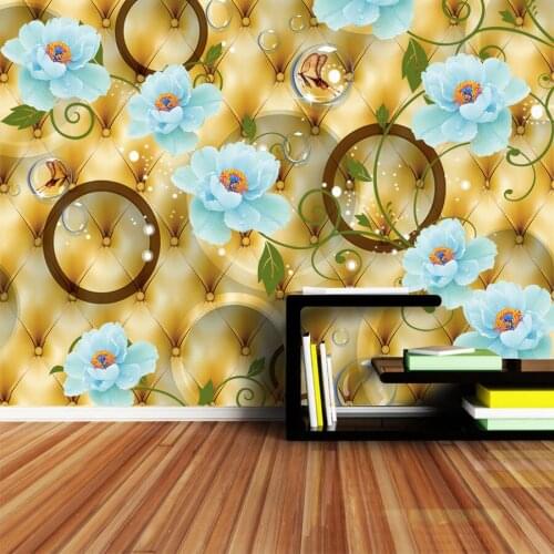 Murals Photo Wallpaper for Walls in Rolls 3d on the Wall Wallpapers Paper Home Decor 3 d Living Room European Luxury Floral Art