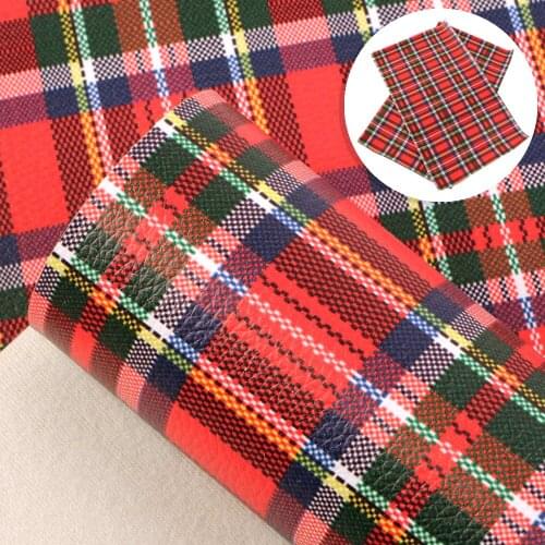 David angie 20*33cm Litchi Faux Leather Fabric Printed Synthetic Leather,DIY handmade materials,1Yc9590