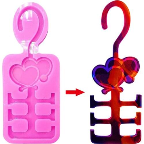 Car Mask Hook Silicone Mold DIY Car Mask Holder Mould Butterfly Heart