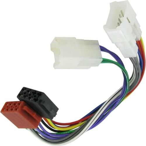 Iso Wiring Harness Cable Plug Lead Wire Adapter for Toyota Prado Prius RAV4 Corolla Yaris Camry Hilux Apollo FJ Cruiser Prius C