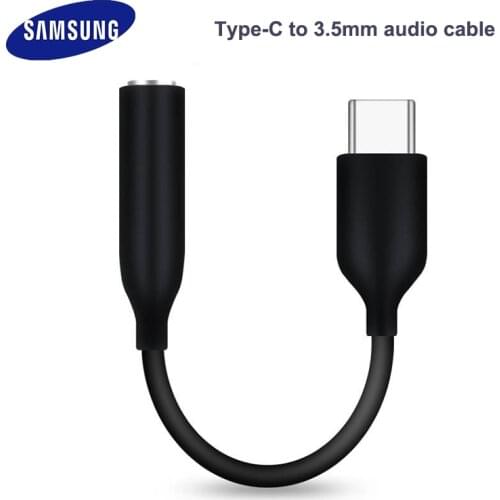 Samsung Type C 3.5 Jack Earphone Cable USB C To 3.5mm AUX Headphones Adapter For Galaxy S20 Plus Ultra Note 10 Plus A8S A90 A60