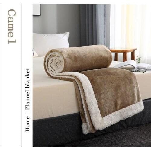 Summer blanket thin blanket air conditioning blanket small blanket nap blanket flannel coral pile bed single towel quilt When th