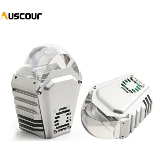 2.0 inch 32W LED projector lens car headlight retrofit universal LED Headllamp with angel eyes High Beam hid xenon lens