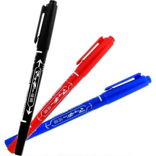 1PC Waterproof DoubleHead Skin Marker Pen Scribe 0.5mm permanent Tattoo Supplies Good Ink Thin Nib Crude Nib Tattoo accesories