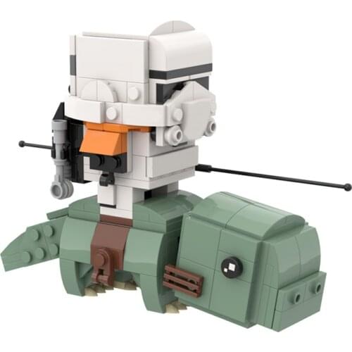 MOC New Hope Star Mini Tatooine Figures Sandtrooper On Dewback Brickheadz Building Blocks Wars Soldiers Cavalry Model Toys Gifts