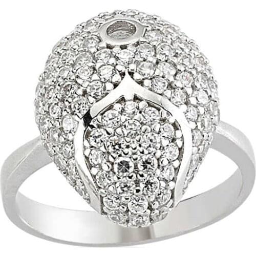 Original silver , White Stone ,Ring, Good Quality and Affordable Stony ,Rings Types