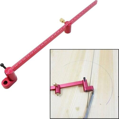 Woodworking Scribe 316.5mm straight line arc Curve dual-purpose scribe Ruler Gauge Aluminum marking tool Woodworking tool