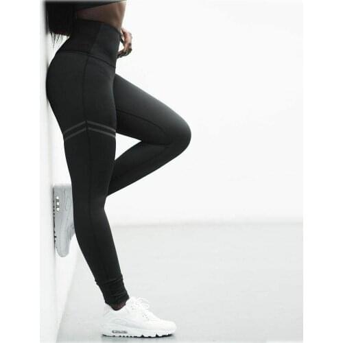 Casual Womens Workout Long Leggings Fitness Printed Elastic Stretchy High Waist Running Gym Sport Jogging Leggings S-XL