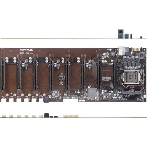 Onda b250btc d8p D3 professional motherboard 8-card 6-card direct plug-in support g3900 3 generation memory