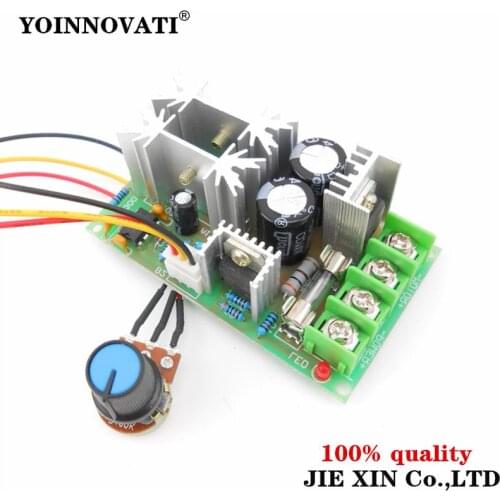 PWM DC Motor Speed Controller Switch DC 20A Current Voltage Regulator 10-60V PWM High Power Drive Module 60A 12V 24V 36V 48V