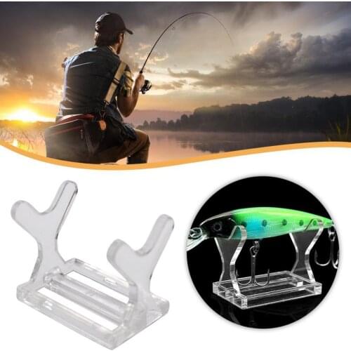1 PCS Fishing Lure Showing Stand For Store Acrylic Shelf Swim Bait Wobblers Display Lure Fashion Crankbait Show Deep Design