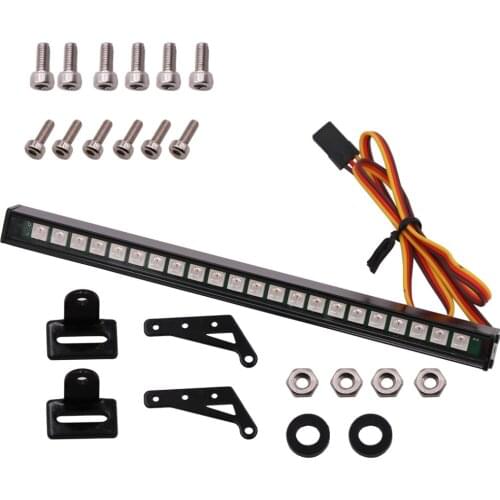 1/10 RC Crawler Car LED Light Bar Roof Spot Dome Lamp Simulation for