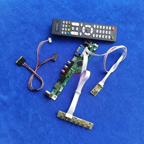 1024*600 LCD/LED Screen controller board DIY Kit HDMI-compatible USB AV VGA Fit LTN101NT02/LTN101NT05 40 Pin LVDS Signal analog