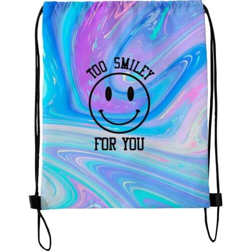 Addison Rae Fashion Style Student Shoulder Storage Bag Drawstring Travel Beach Backpack Toys Shoes Clothes Organizer