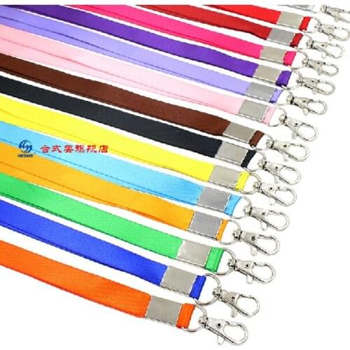 FREE SHIPPING BY DHL 1000pcs/lot Wholesale Custom LOGO Badge Holder Lanyards with Keychains Customised Neck Straps NO Extra Cost