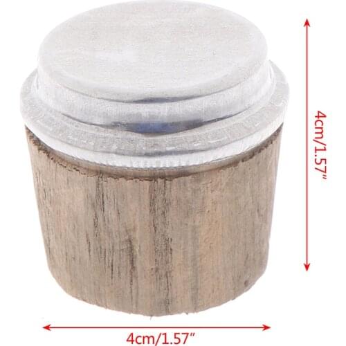 2PC 40mm Bottom Diameter Wood Thermos Bottle Cork Plug Lid Stopper Kettle Parts