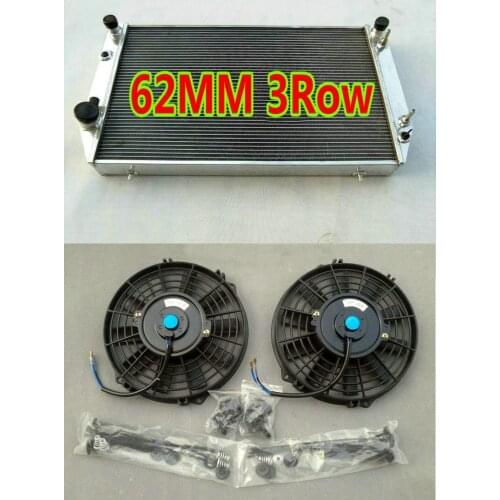 FOR JAGUAR XJS XJ12 V12 5.3L 6.0L 1976-1996 2+2 Coupe XJ-S XJ-12 AT/MT 81 82 91 92 95 3row Aluminum Radiator + Fans