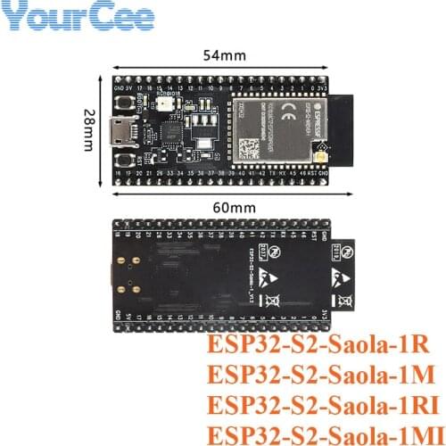 ESP32 S2 Saola Development Board Module ESP32-S2-Saol-1RI ESP32-S2-Saola-1M/1MI ESP32-S2-WROVER-I Wfi Wifiless Module