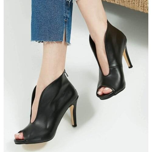 Mio Gusto Brand TULIP, Black / Tan / Skin Colors, 8Cm Heel-height, high Quality Sexy Women 's Pumps Shoes