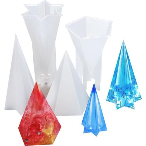 Handmade Soap Candle Mold Reusable Conical Silicone Mold Baking Cake Decoration Tool