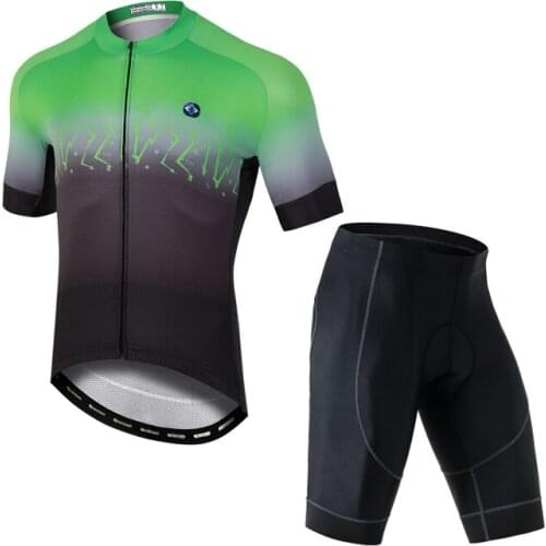 Maya hight quality Men Shorts Sleeve bicyle Set new style Summer Printing soft bike clothing